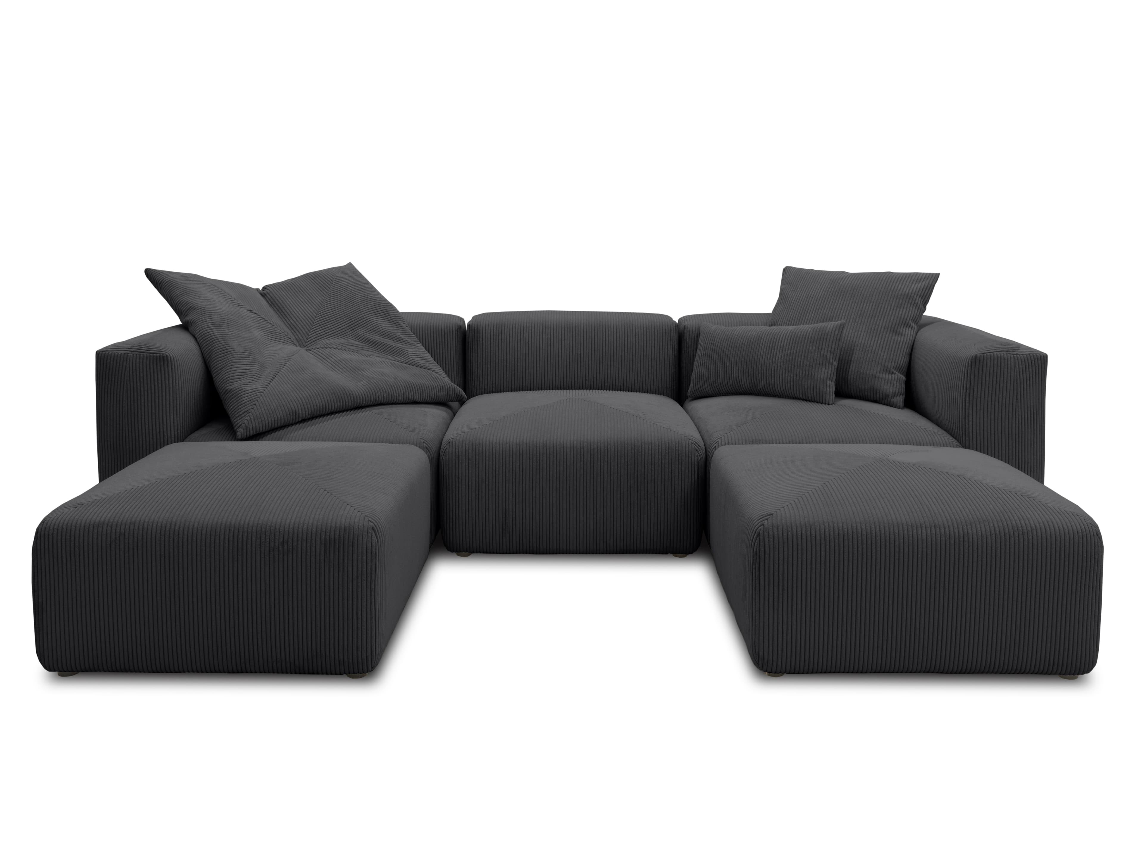 Wohnlandschaft Dorna IV | Grau