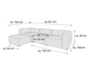 Ecksofa Dorna V | Grau 4