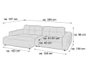 Ecksofa Cally II | Grau 4