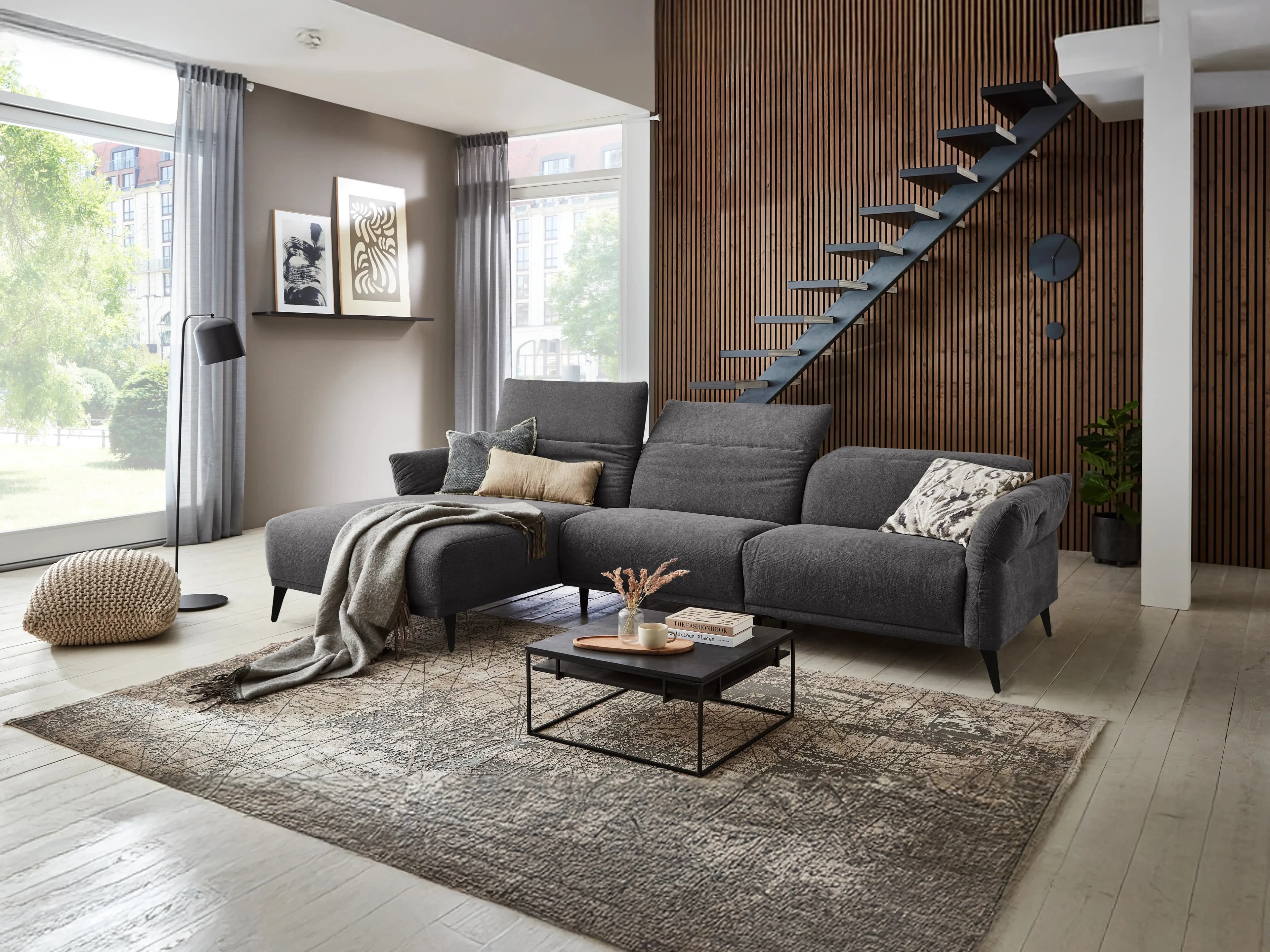 Ecksofa Karlo | Grau