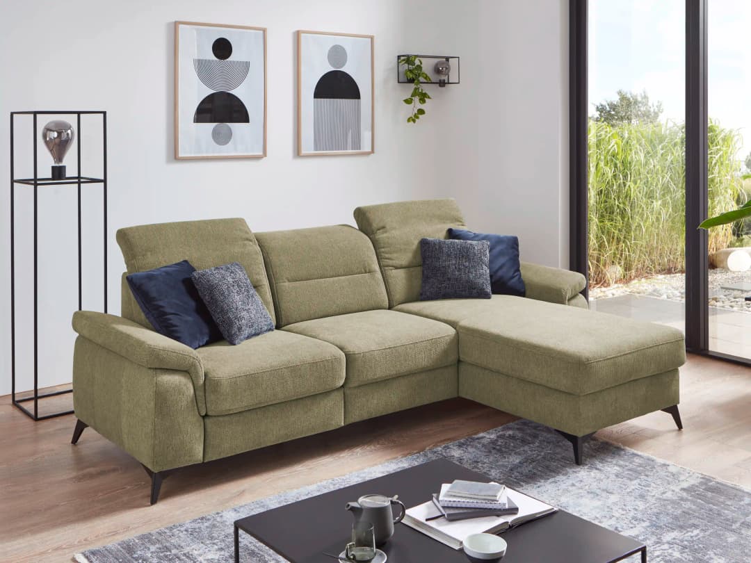 Ecksofa Samber | Grün