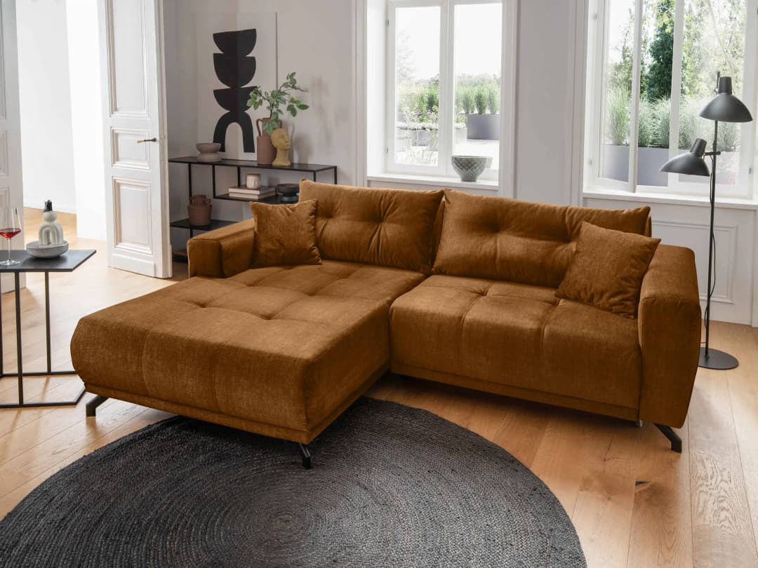 Ecksofa Birden II | Gelb