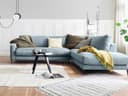 Ecksofa Cortino | Blau