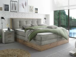 Boxspringbett Bigome II | Grau