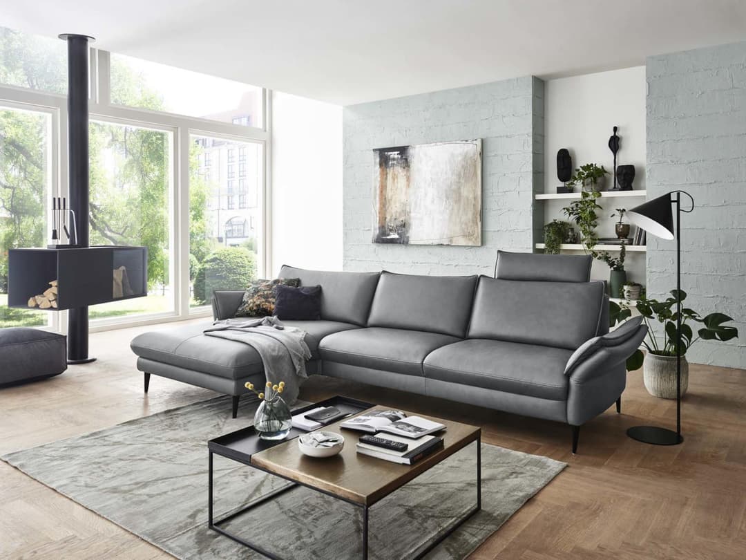 Ecksofa Haeta III | Grau