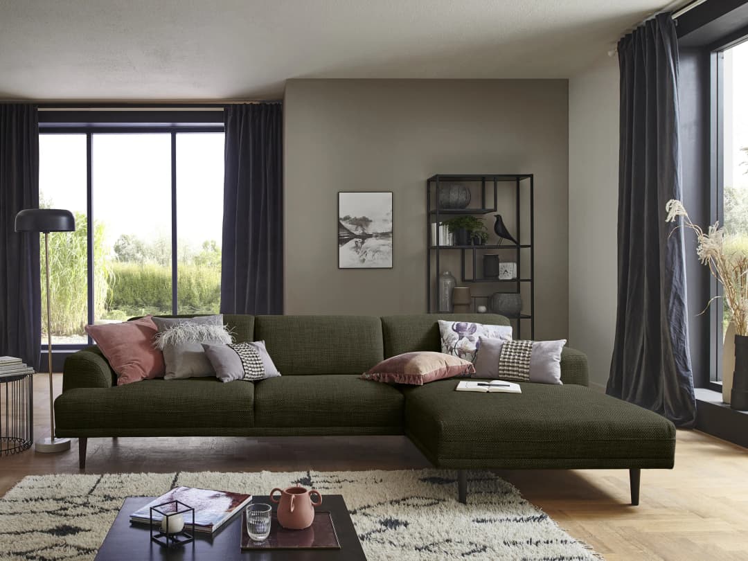 Ecksofa Karbone VI | Grün