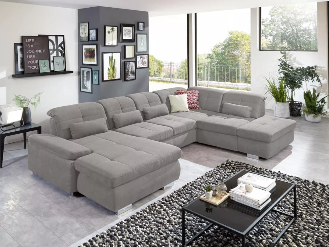 Wohnlandschaft Meleto II | Grau