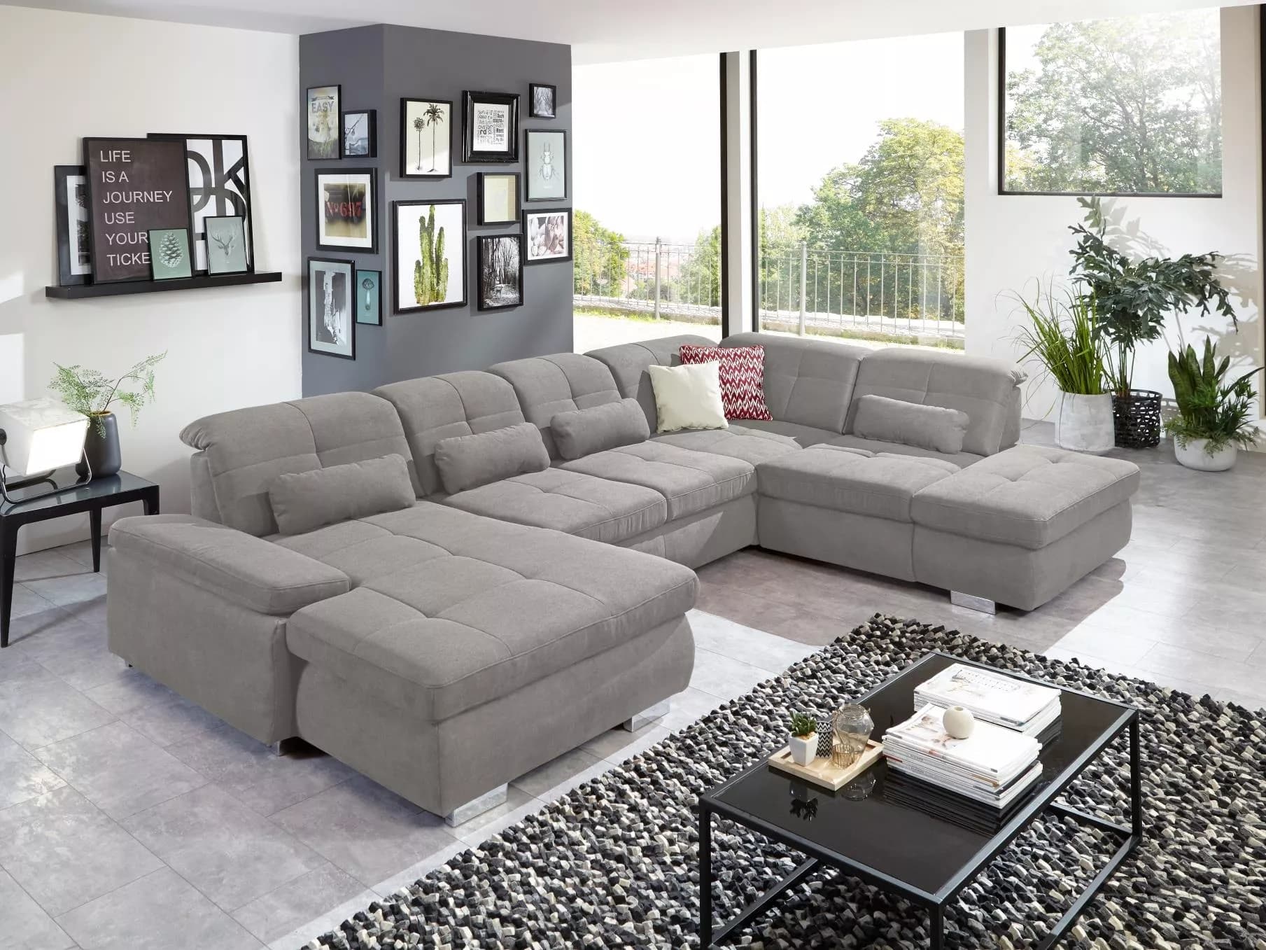 Wohnlandschaft Meleto II | Grau