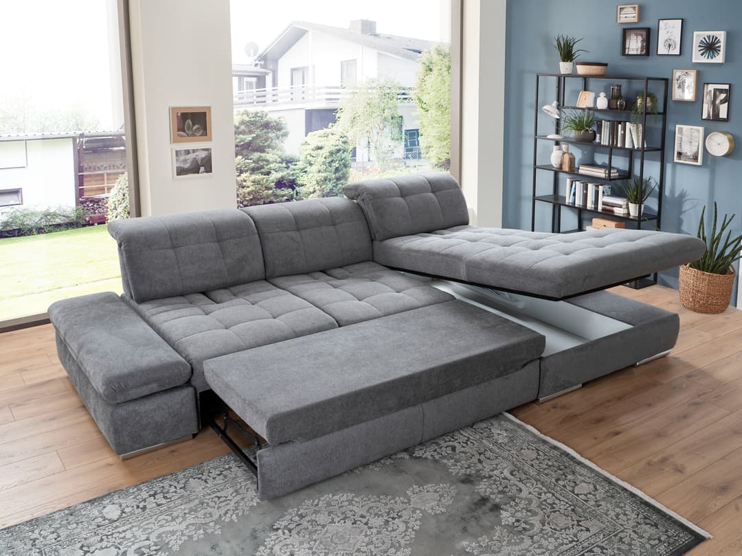 Ecksofa Pilar | Grau