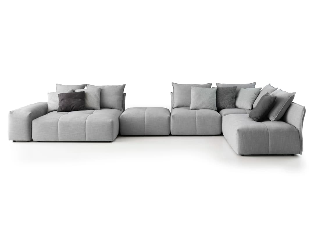Wohnlandschaft Delinda | Grau
