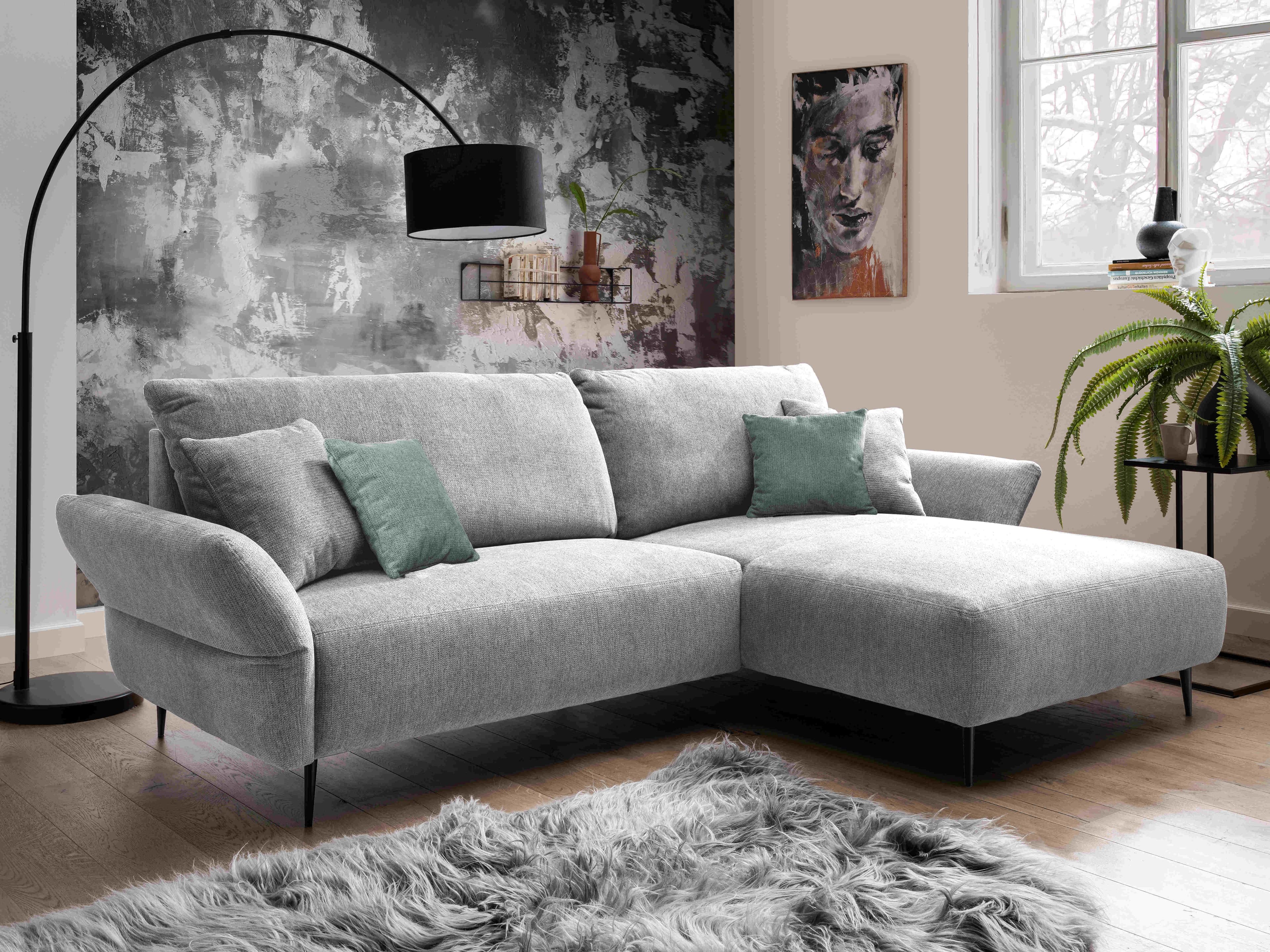 Ecksofa Bagira II | Grau
