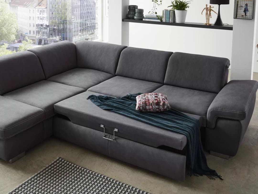 Ecksofa Montello | Grau