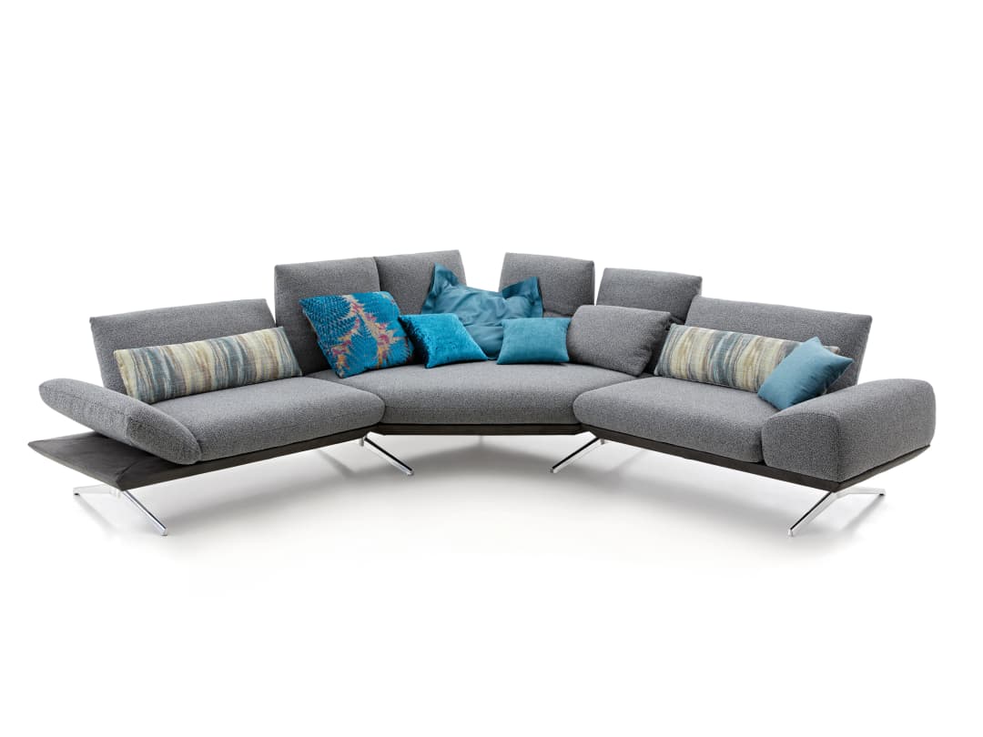 Ecksofa Elements VII | Grau