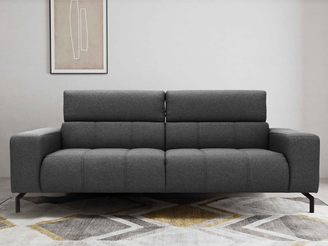 Einzelsofa Dominic | Grau