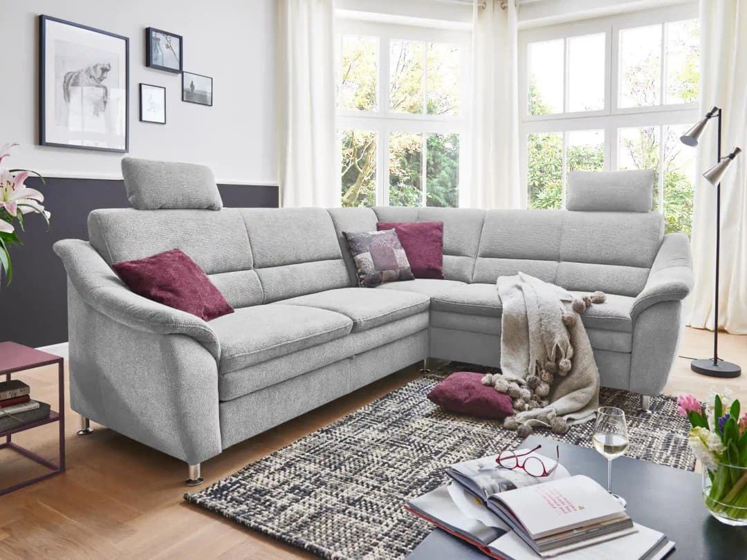 Ecksofa Sanzeno | Grau