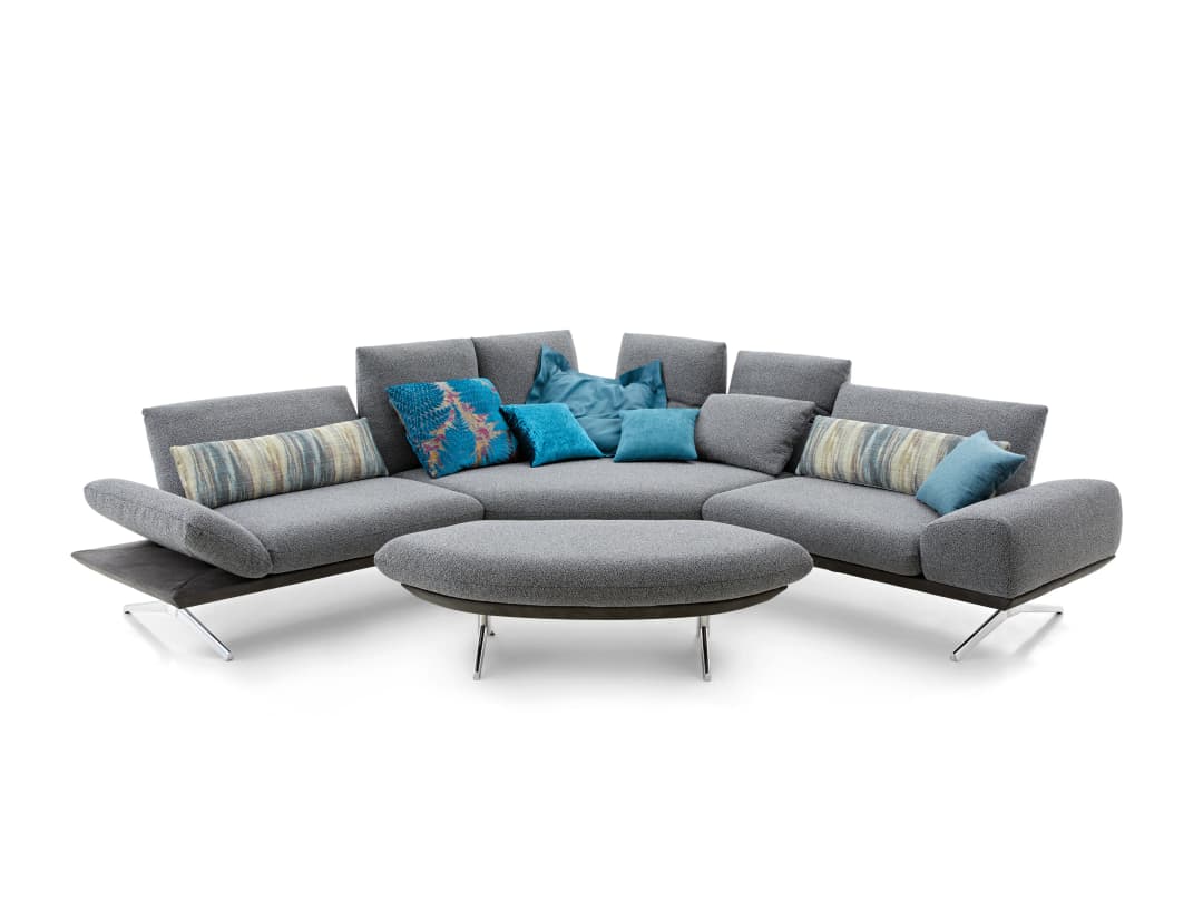 Ecksofa Elements VII | Grau
