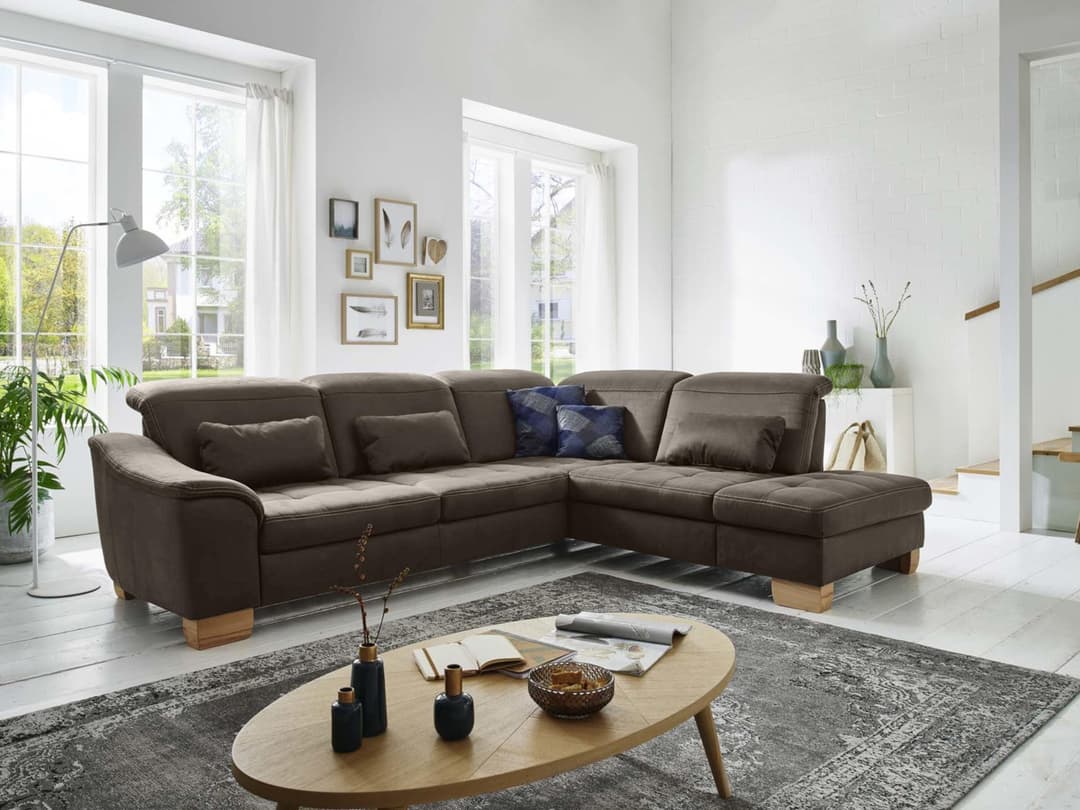 Ecksofa Preggio II | Beige