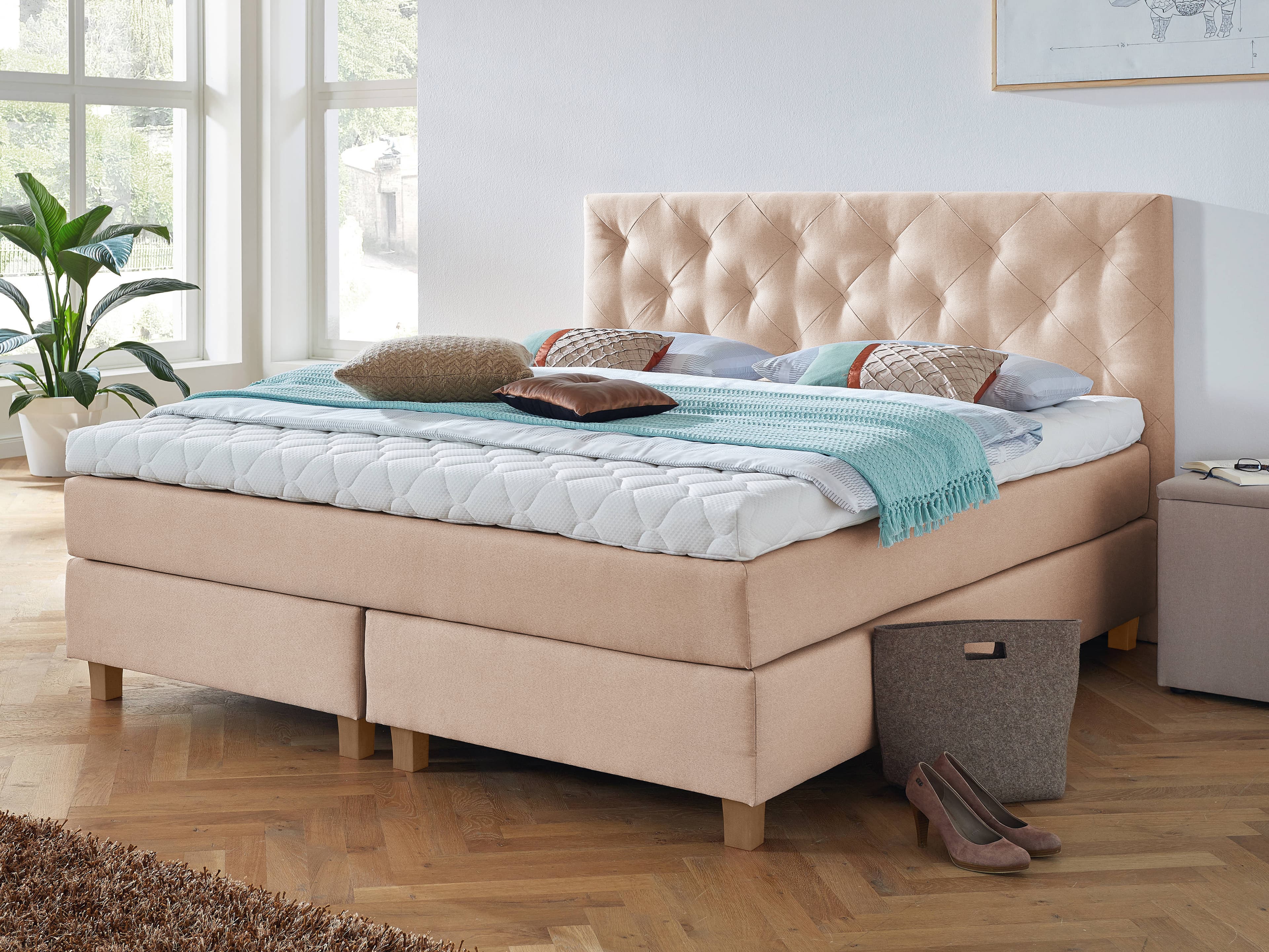 Boxspringbett Salea II | Braun