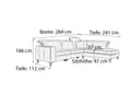 Ecksofa Cabello II | Braun 4