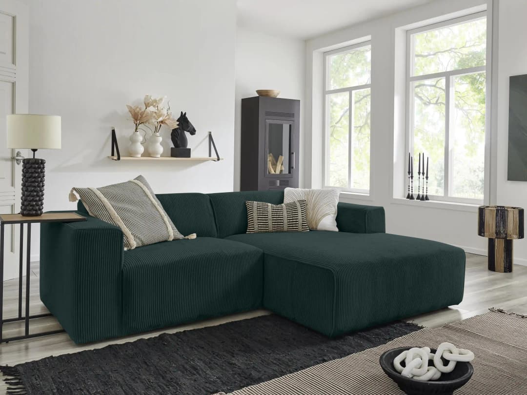Ecksofa Kaja V | Blau