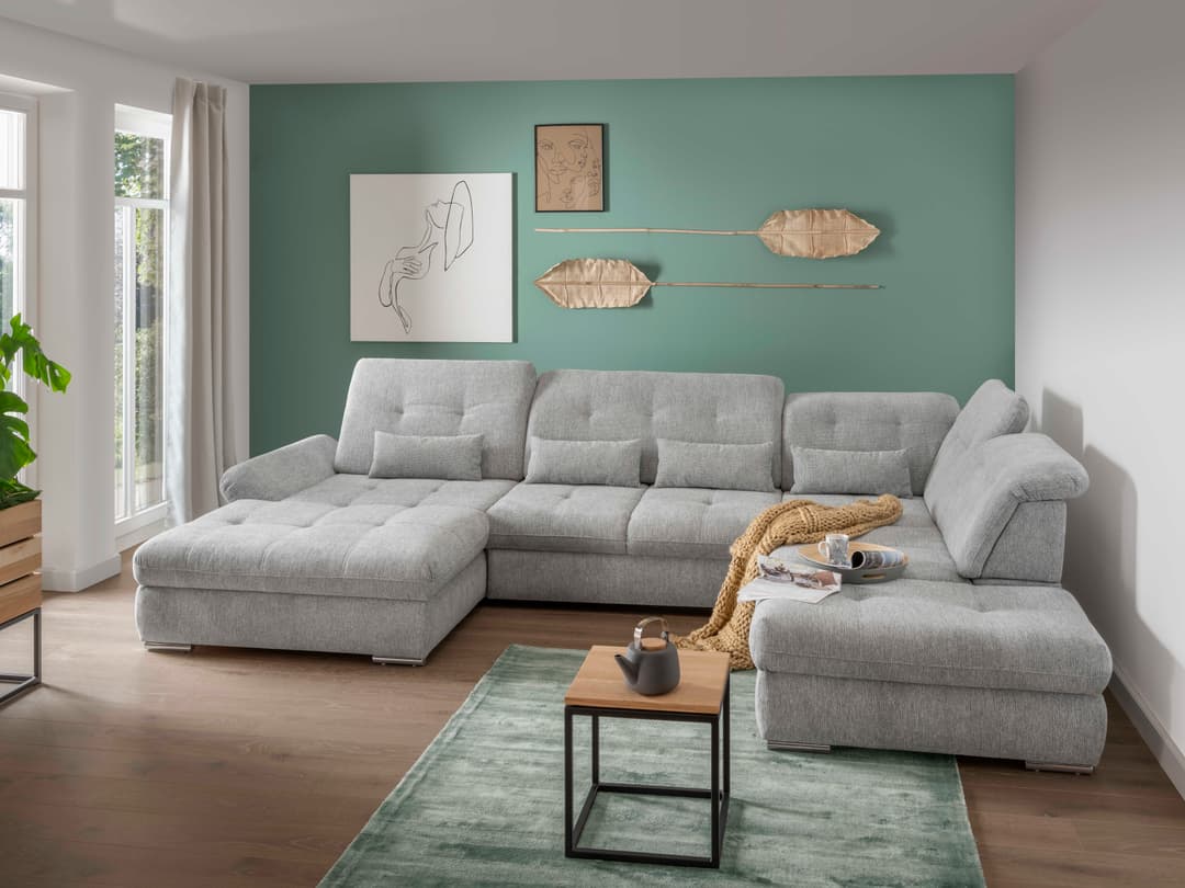 Wohnlandschaft Bryenne II | Grau