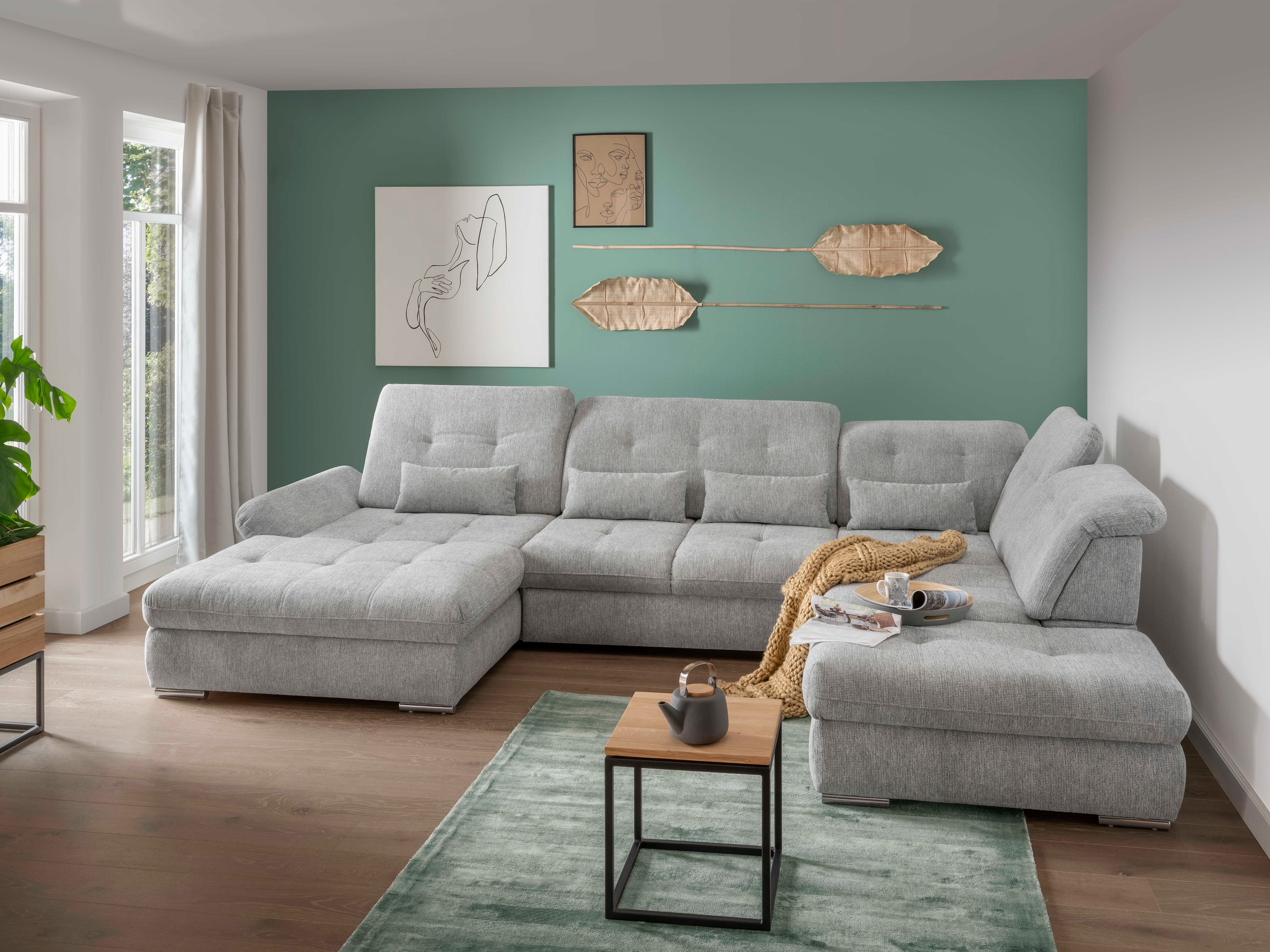 Wohnlandschaft Bryenne II | Grau