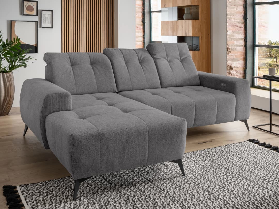 Ecksofa Bodra | Braun