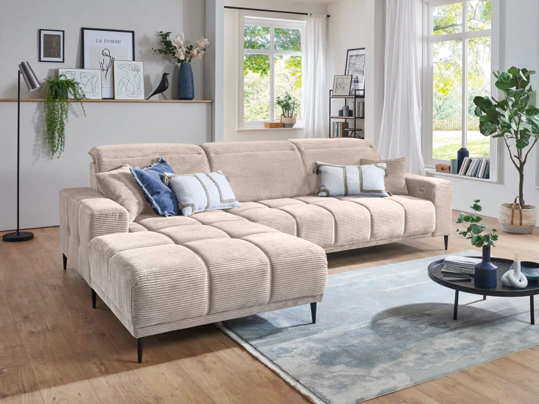 Ecksofa Irun III | Grau