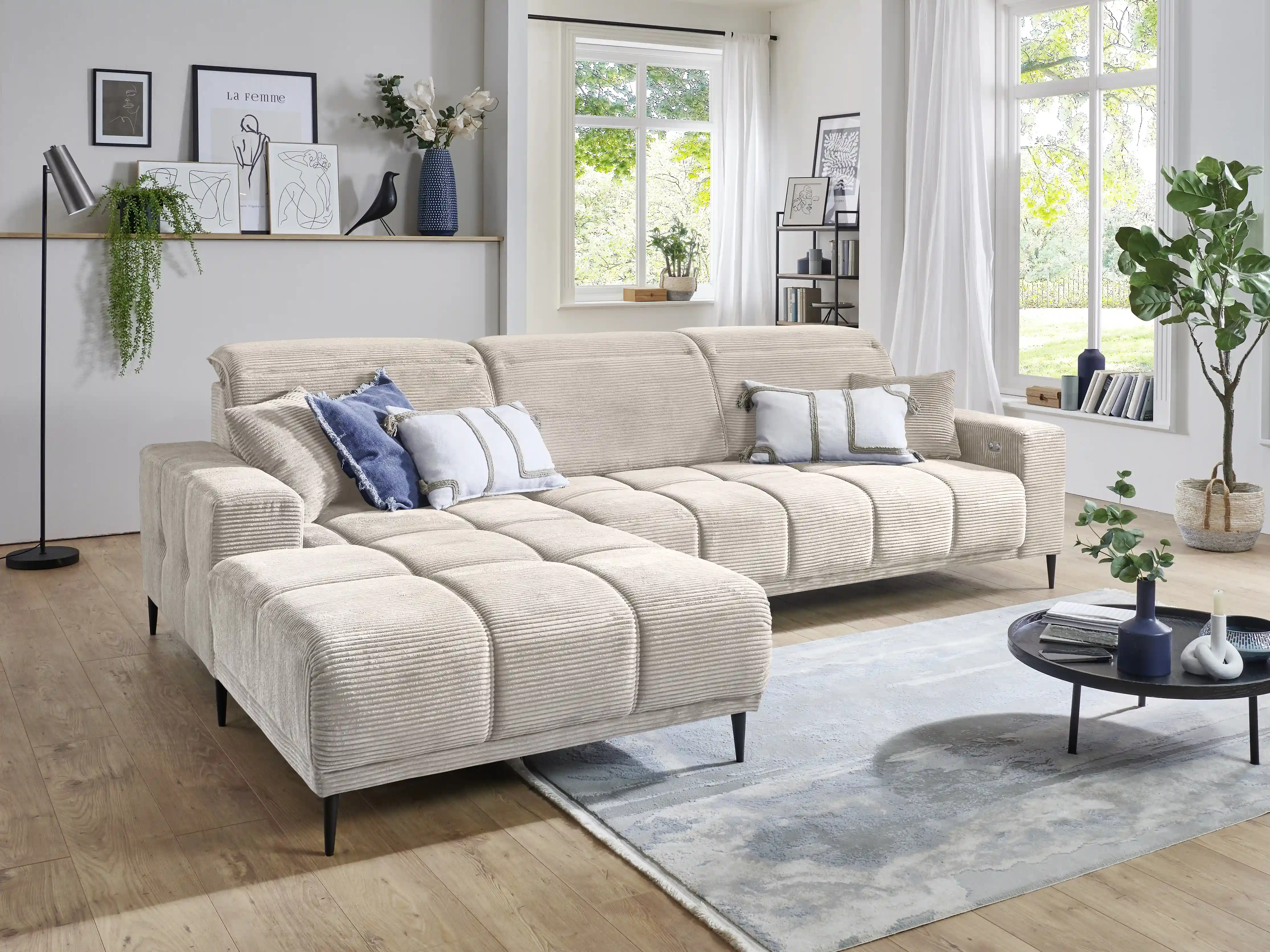 Ecksofa Irun III | Grau