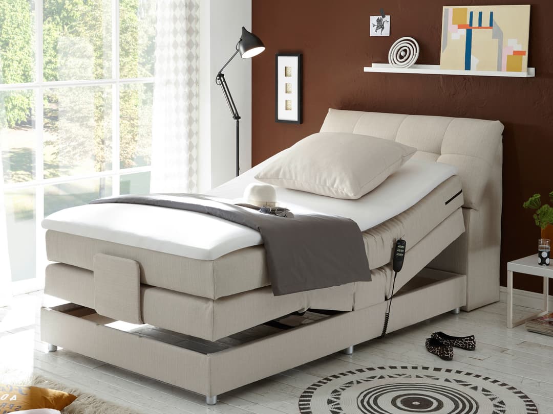Boxspringbett Bresseo | Beige