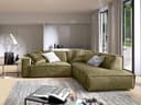 Ecksofa Croviana | Grün