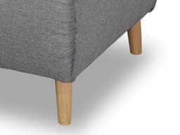 Polsterhocker Daro IV | Grau