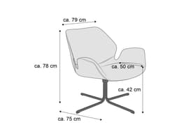 Sessel Zarami | Schwarz