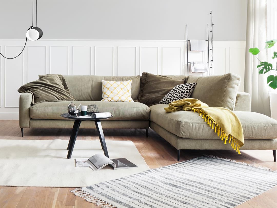 Ecksofa Cortino | Grau