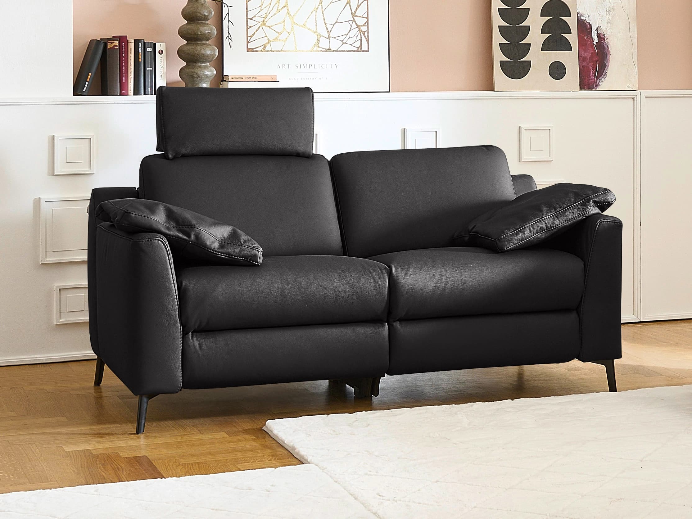 Einzelsofa Parula A II | Schwarz