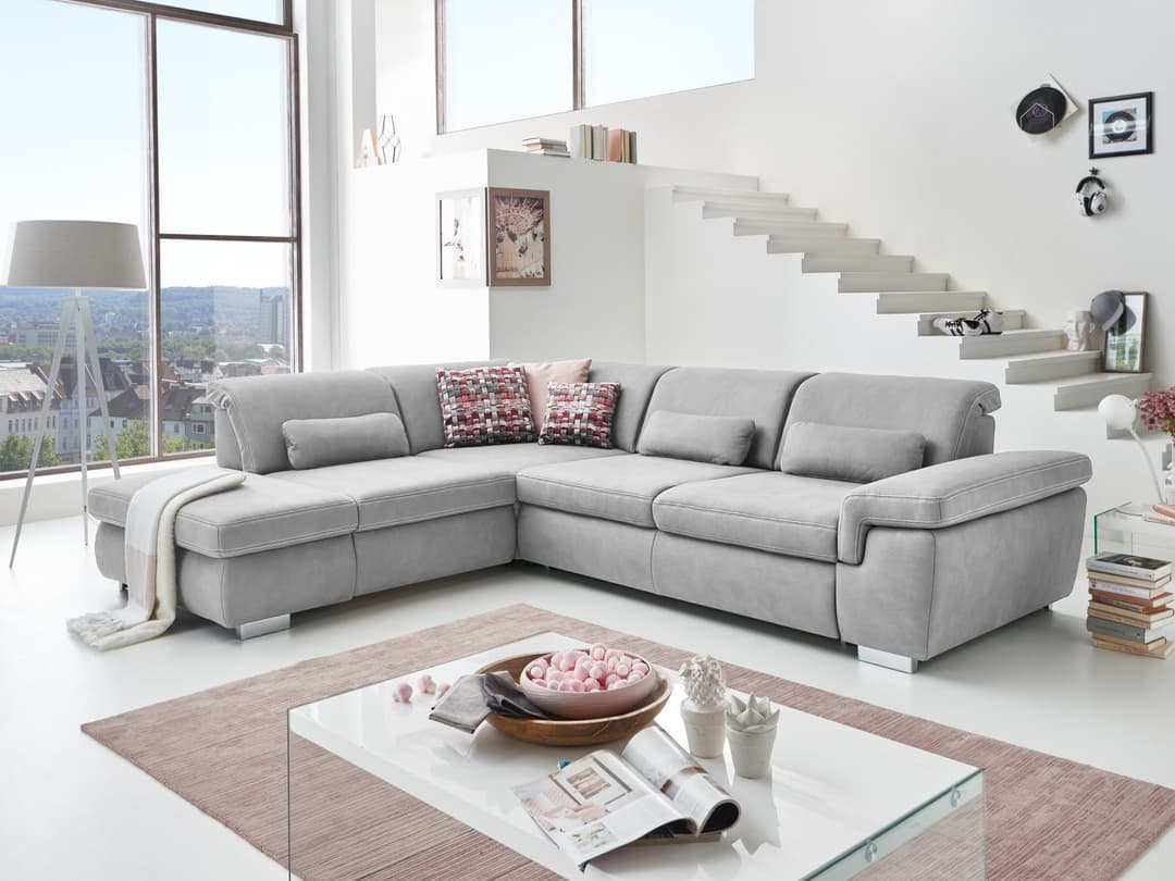 Ecksofa Montello | Grau