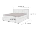 Boxspringbett Serne | Grau 2
