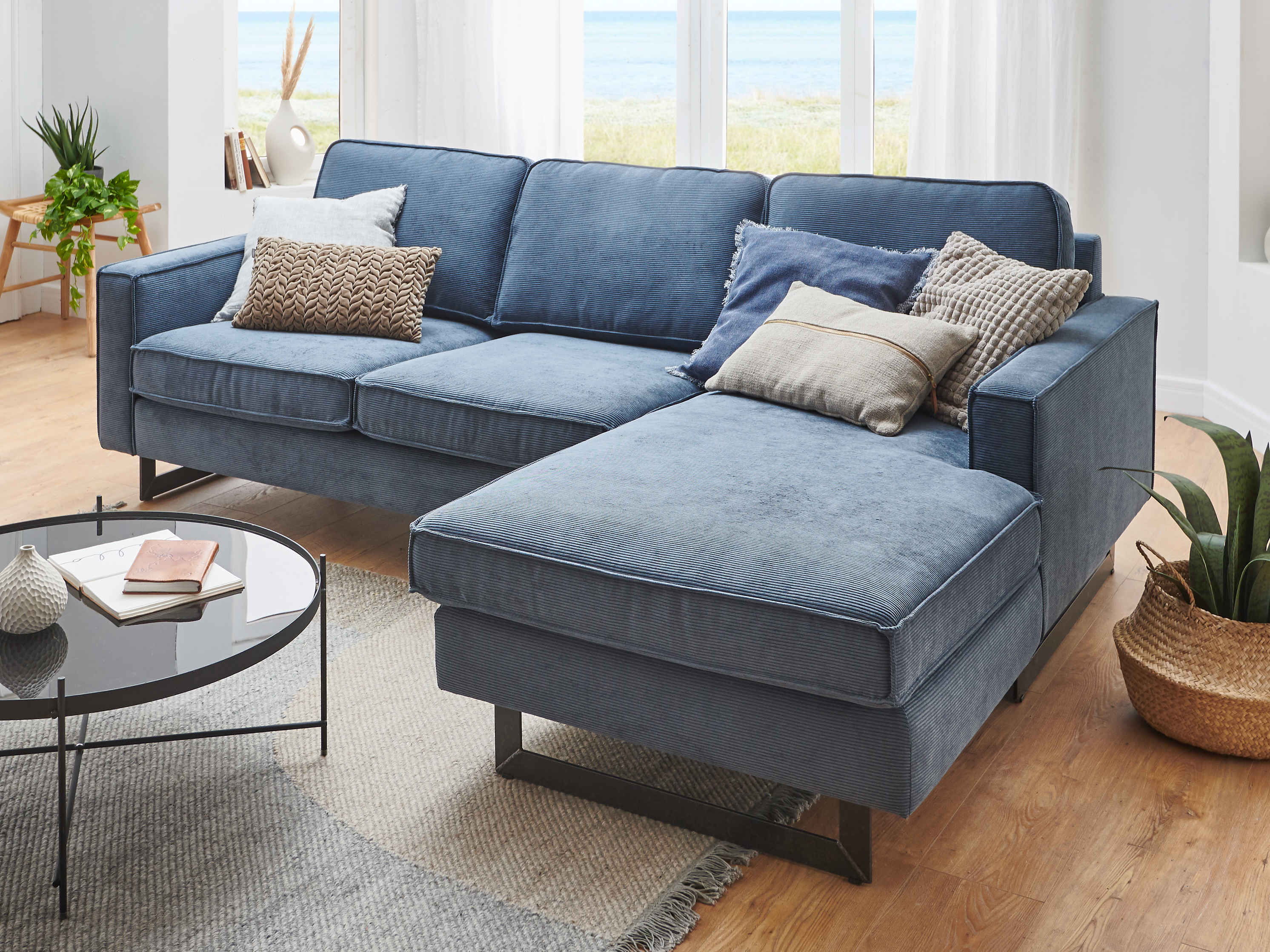Ecksofa Kellan VI | Blau