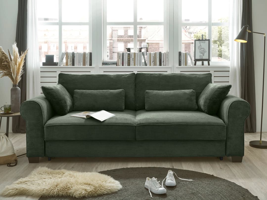 Schlafsofa Berny II | Grün