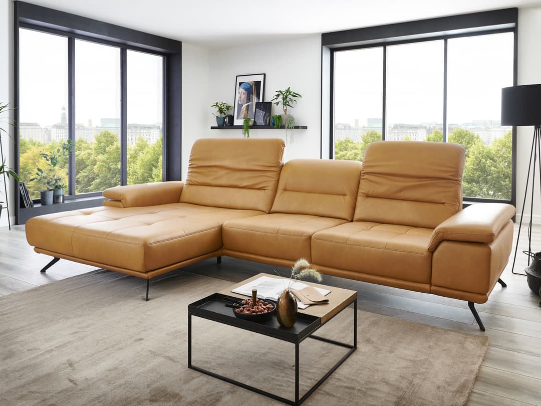 Ecksofa Petrana | Gelb