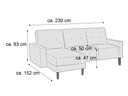 Ecksofa Maira | Braun 4