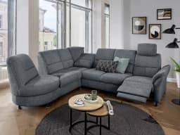 Ecksofa Borken | Grau