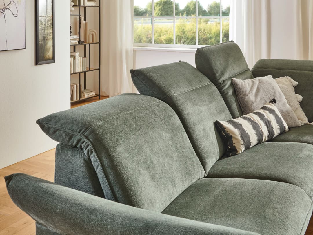 Ecksofa Haifa | Grün