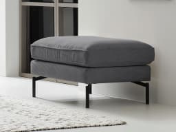 Polsterhocker Karlotta IV | Grau