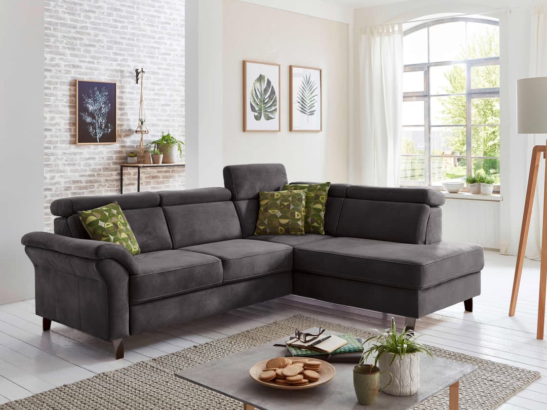 Ecksofa Scandicci V | Grau