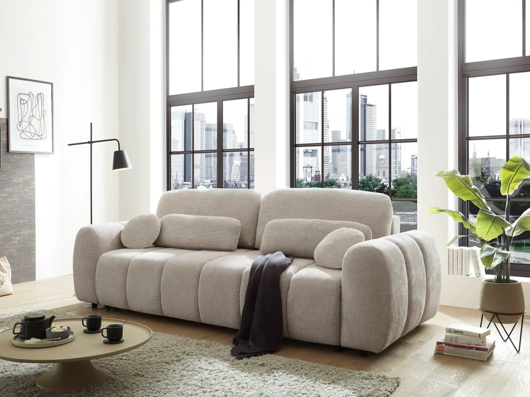 Schlafsofa Barn | Braun