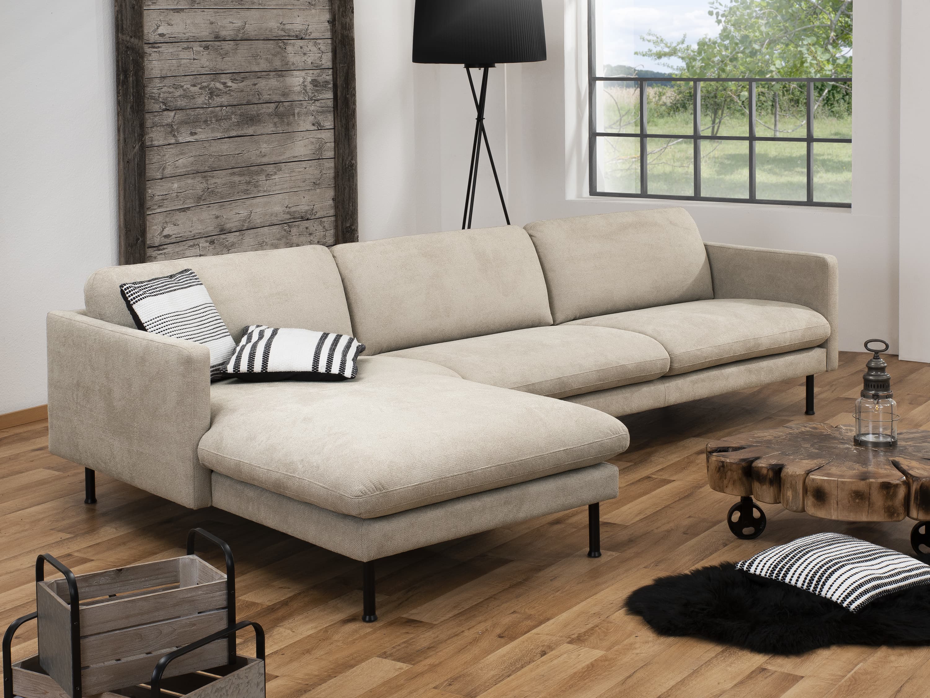 Ecksofa Mario II | Weiß