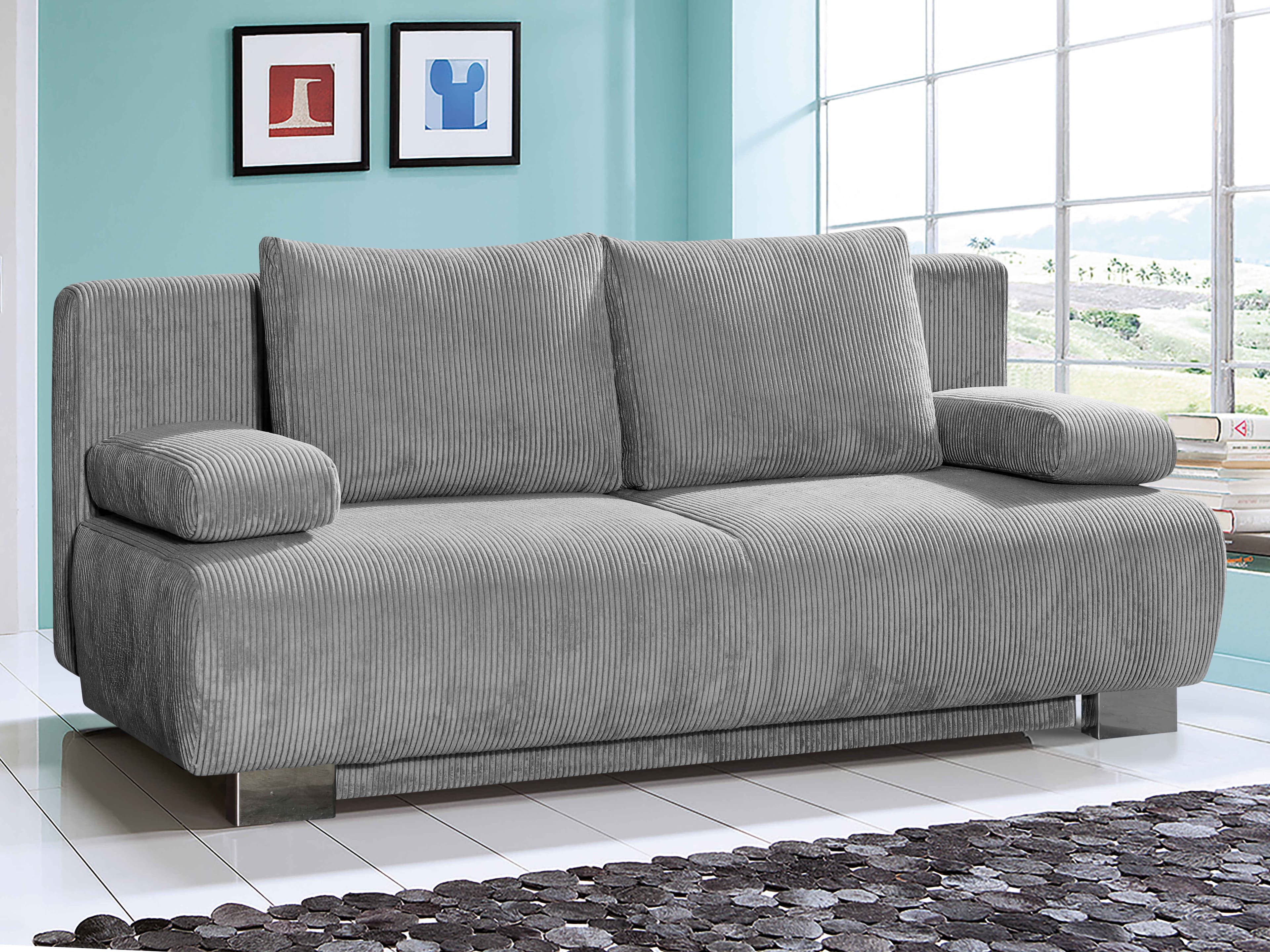 Schlafsofa Raali | Grau
