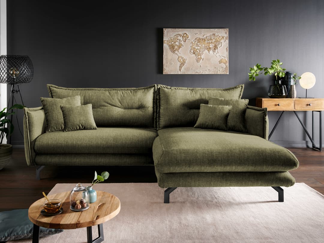 Ecksofa Beckman | Grün