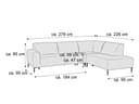 Ecksofa Memphis II | Grau 3